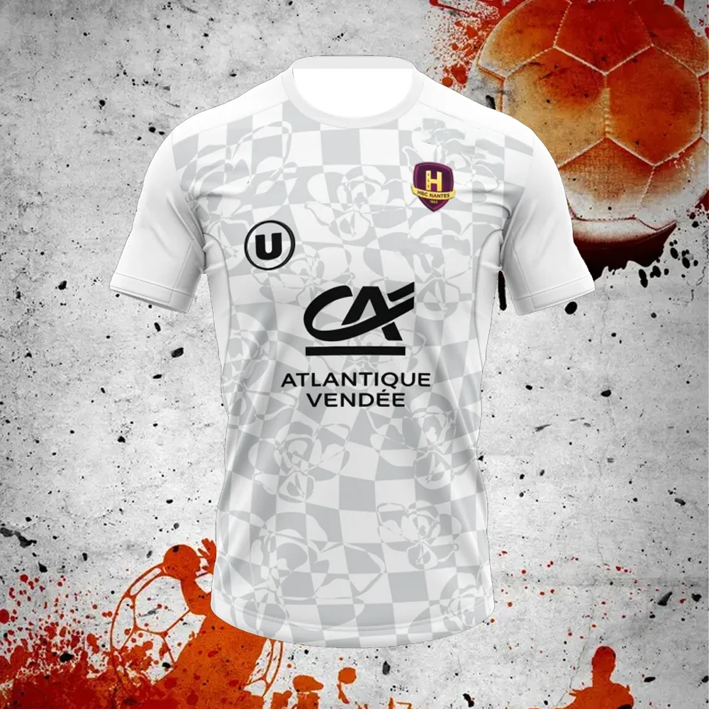 Summer Clothing For Teens - 2025-26 Mens HBC Nantes Handball Shirt