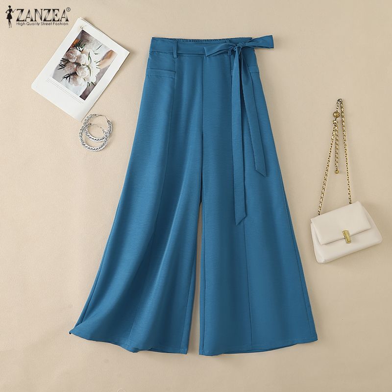 Palazzo Pant Wide - Women Plus Size 5XL Flowy Wide