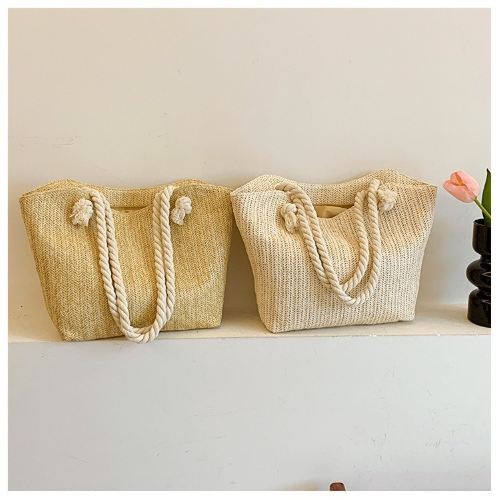 Beach Bag Straw - New Summer Beach Tote Bag Large