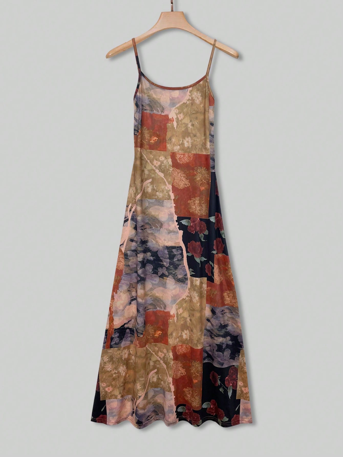 Women's Vintage Patchwork Flor - огляд і ціна Sundress Midi Floral