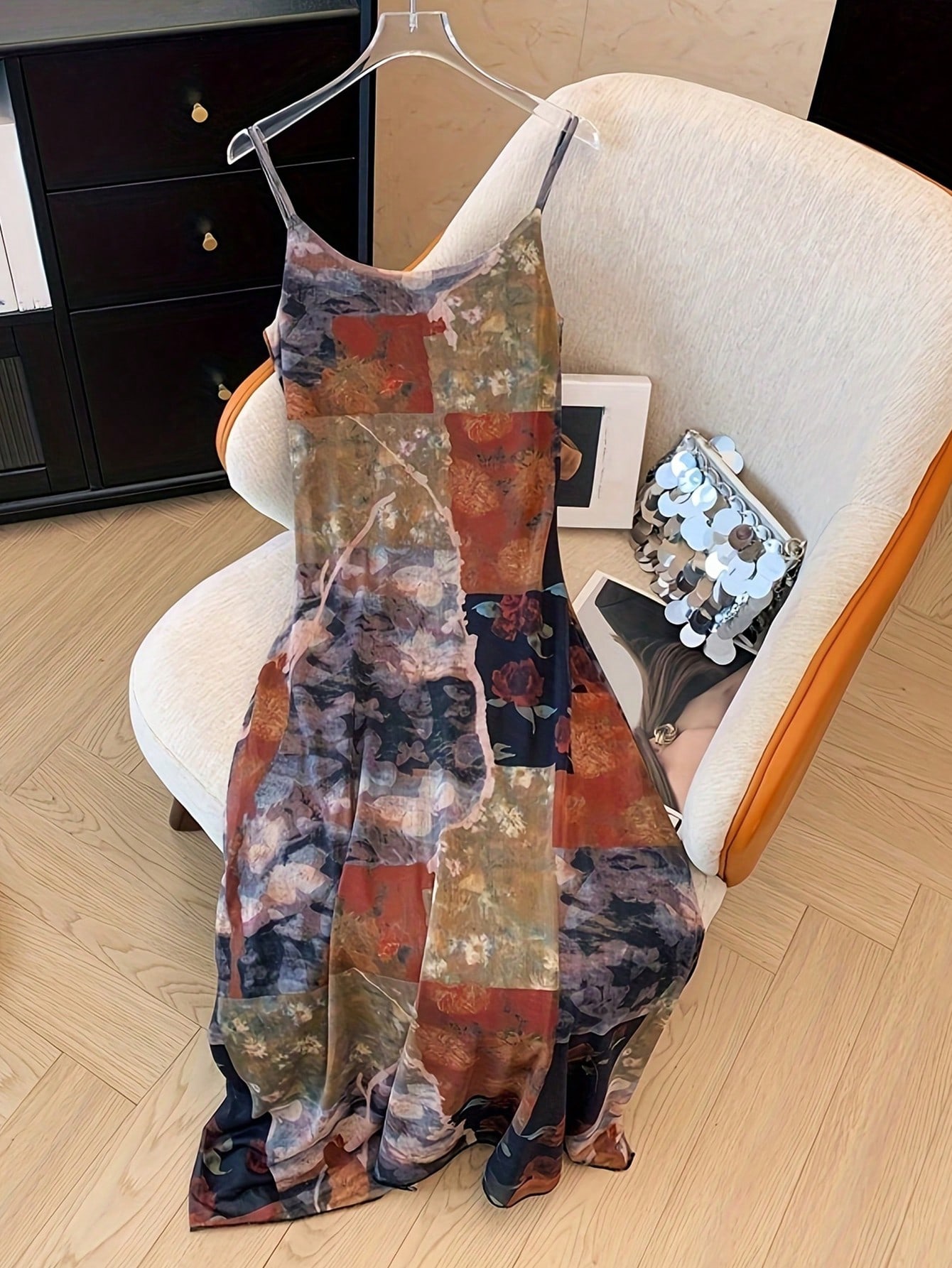 Women's Vintage Patchwork Flor - огляд і ціна Sundress Midi Floral