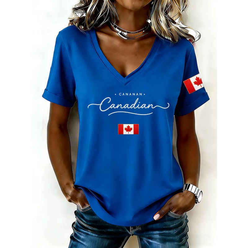 Canada National Flag Print Wom - огляд і ціна Summer Clothing Women Canada