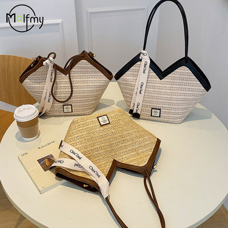 Ladies Beach Bag Vintage Handm - огляд і ціна Beach Bag Straw