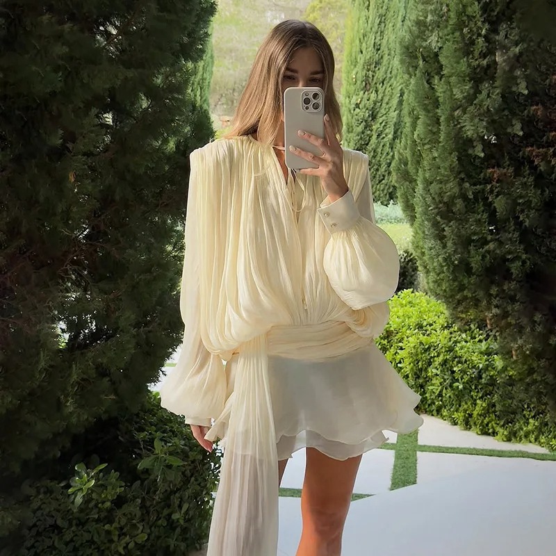 BWQ Fashion Women Ruffles Shor - огляд і ціна Summer Clothing Women Sale