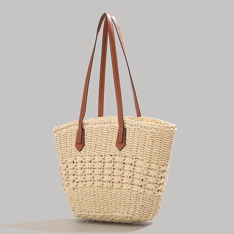 Extra-Large Foldable Straw Tot - огляд і ціна Beach Bag Straw