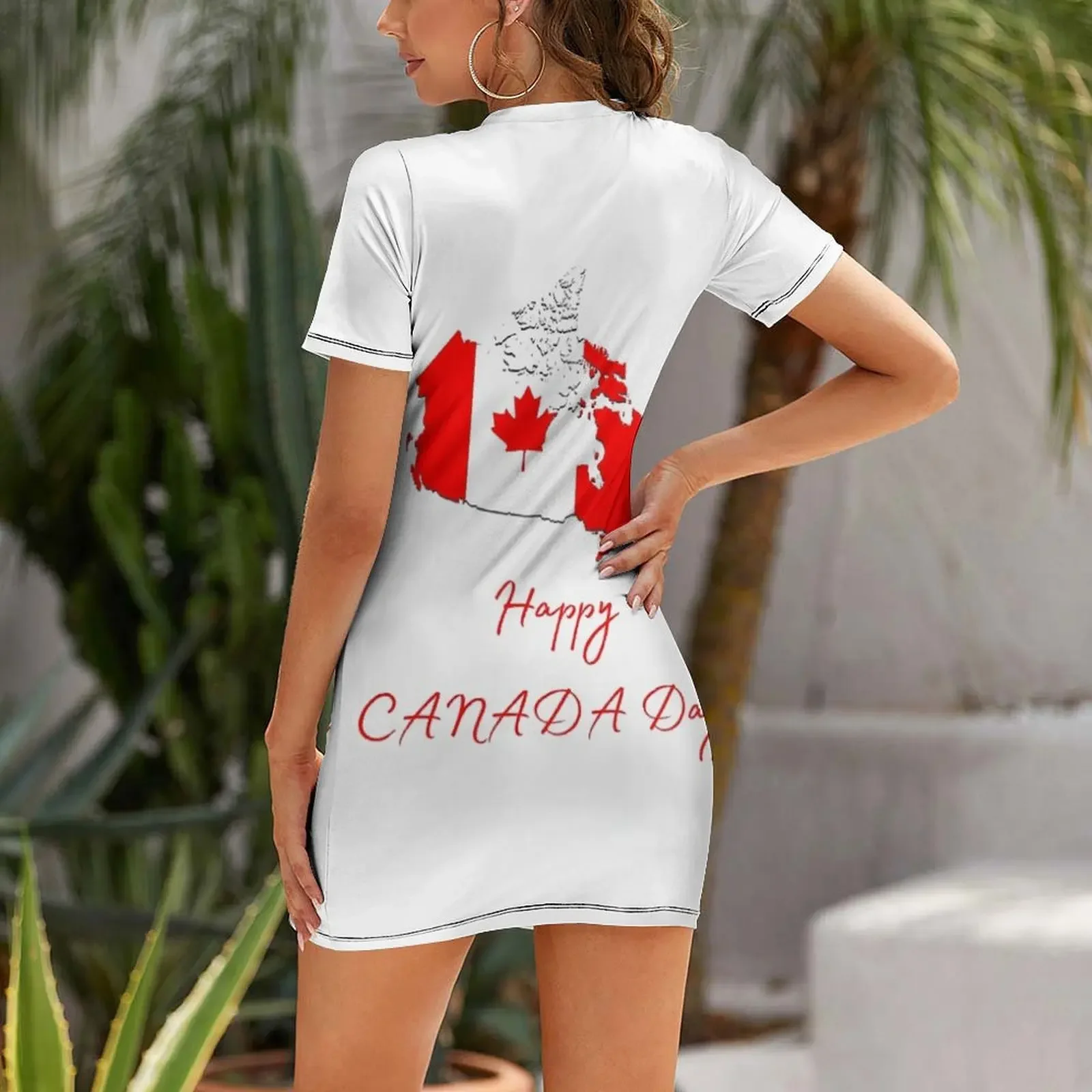 Happy Canada day Short-Sleeved - огляд і ціна Summer Clothing Women Canada