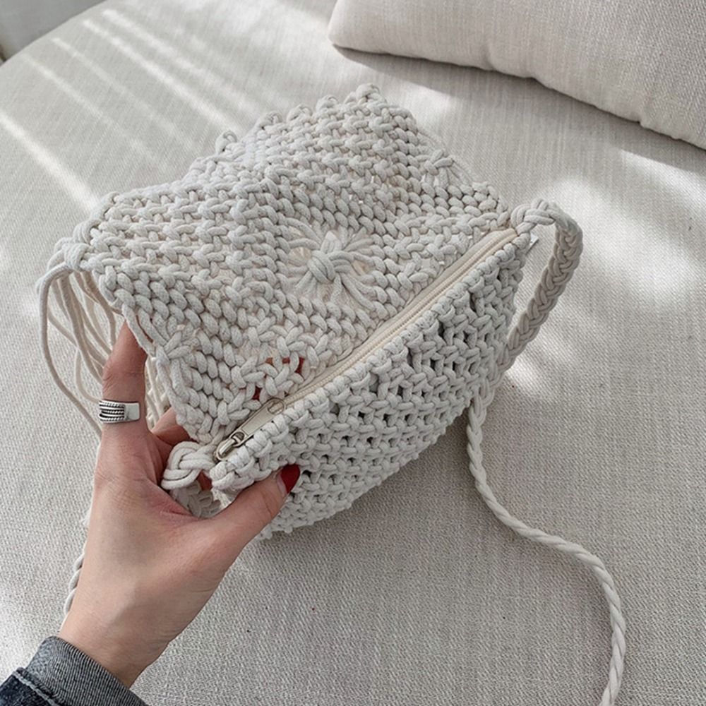 Retro Ethnic Style Woven Straw - огляд і ціна Beach Bag Straw