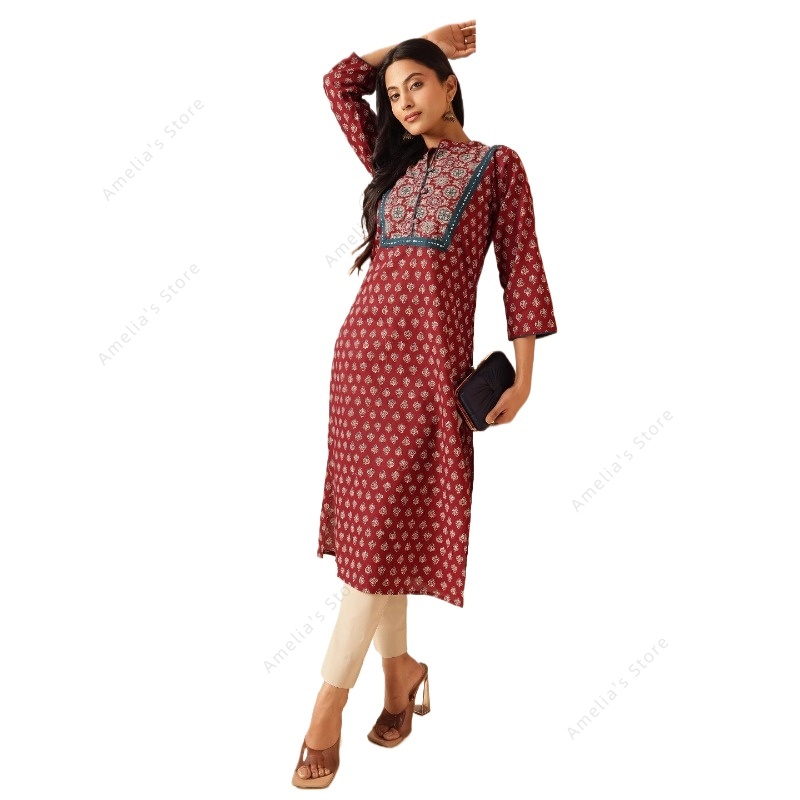 Spring Summer Women's Ethnic M - огляд і ціна Summer Clothing India