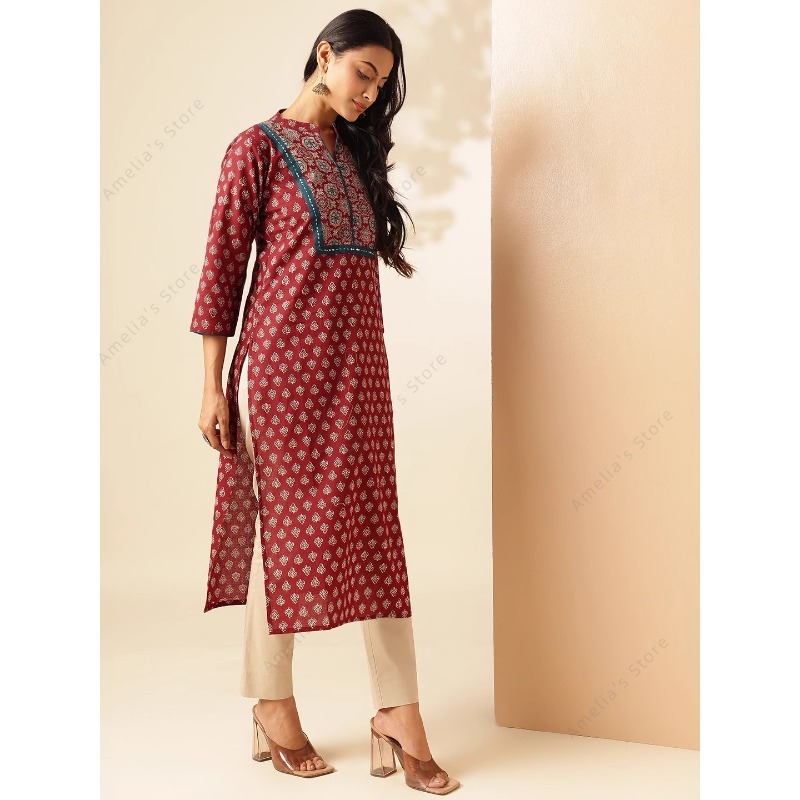 Spring Summer Women's Ethnic M - огляд і ціна Summer Clothing India