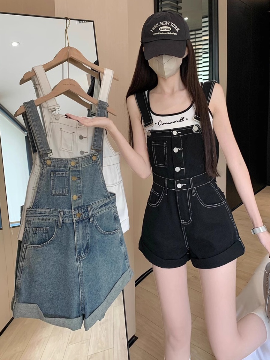 Rompers Women Solid Suspenders - огляд і ціна Summer Loving Clothing