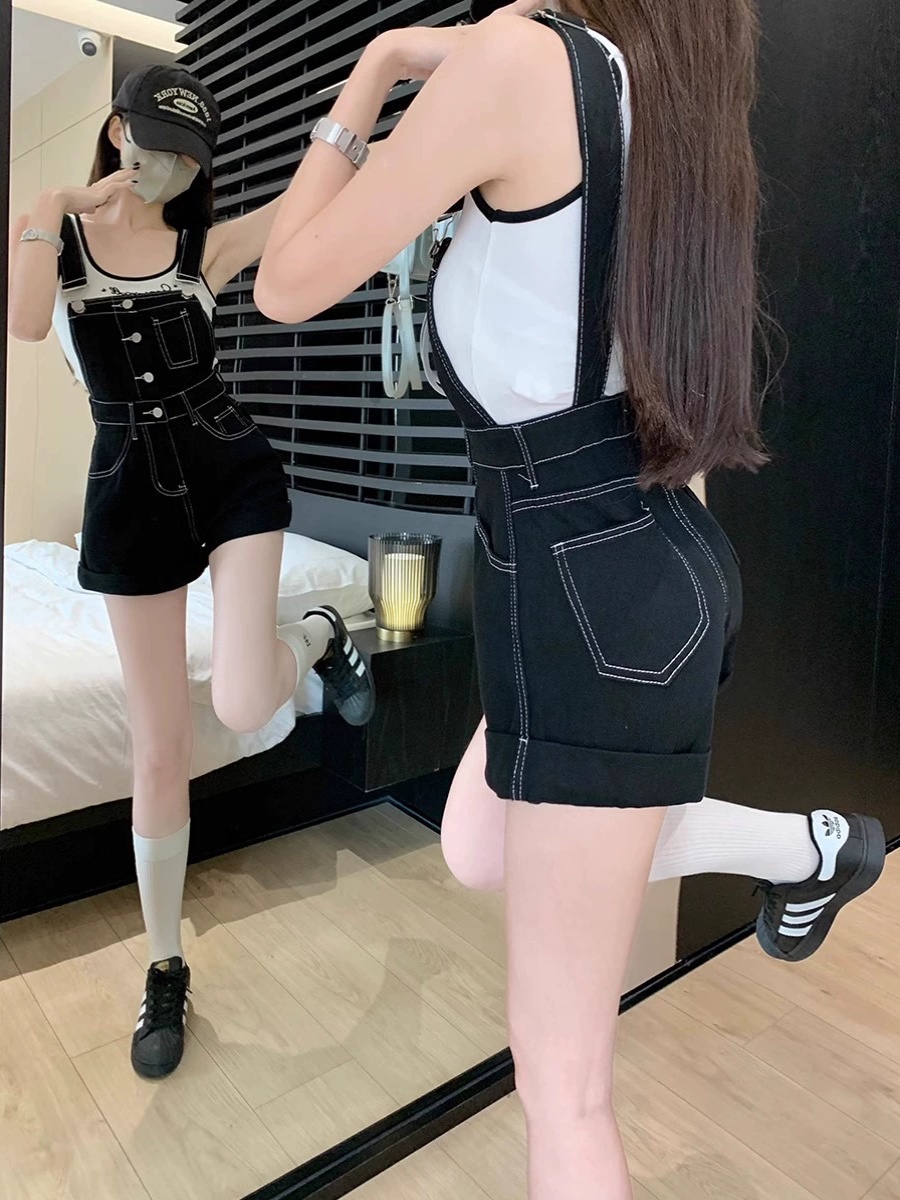 Rompers Women Solid Suspenders - огляд і ціна Summer Loving Clothing
