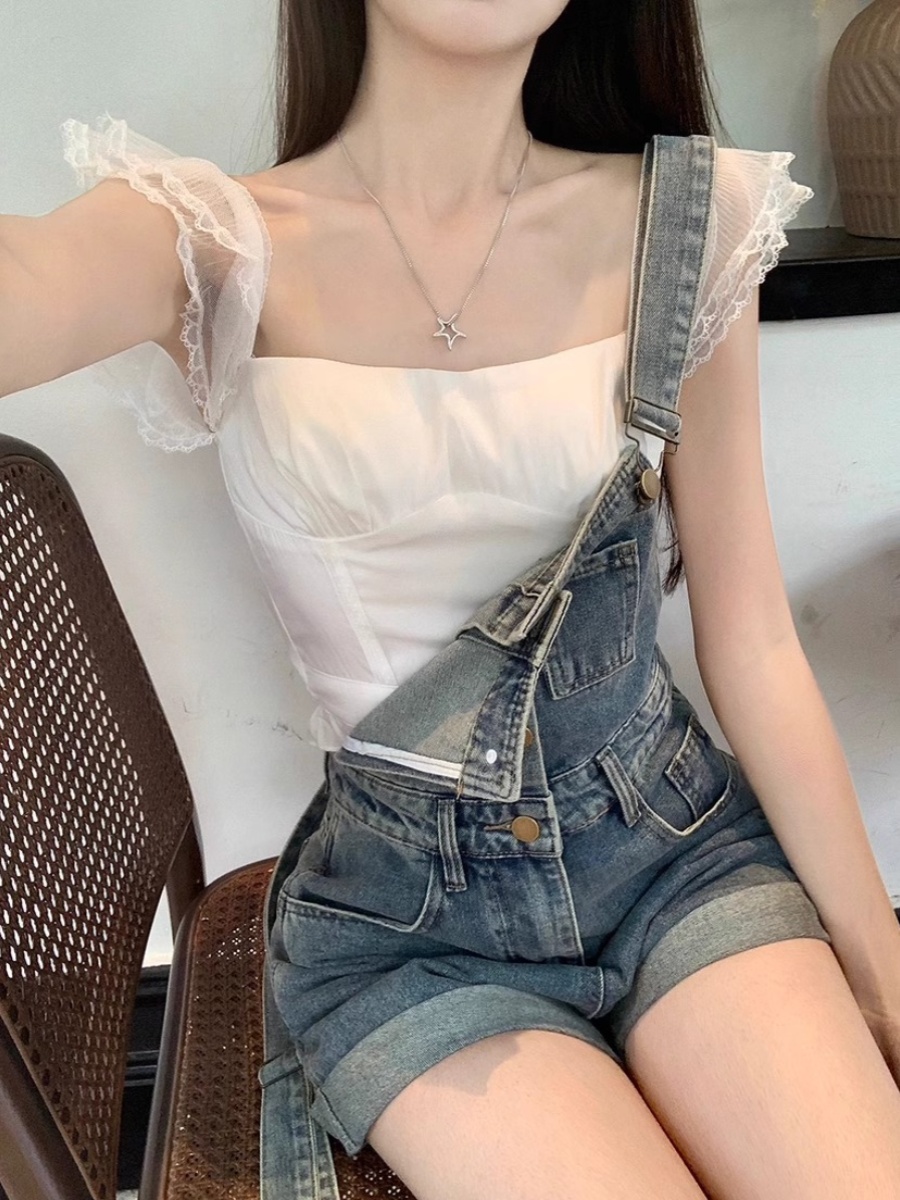 Rompers Women Solid Suspenders - огляд і ціна Summer Loving Clothing