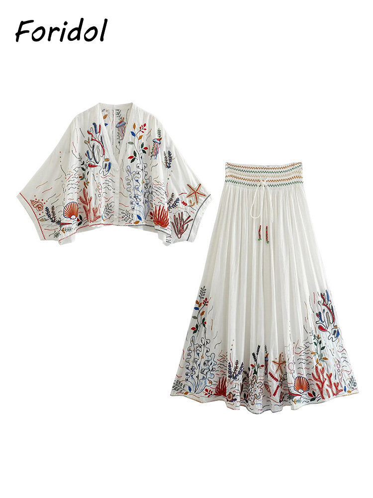 Foridol Marine Organism Embroi - огляд і ціна Summer Clothing Women Sale