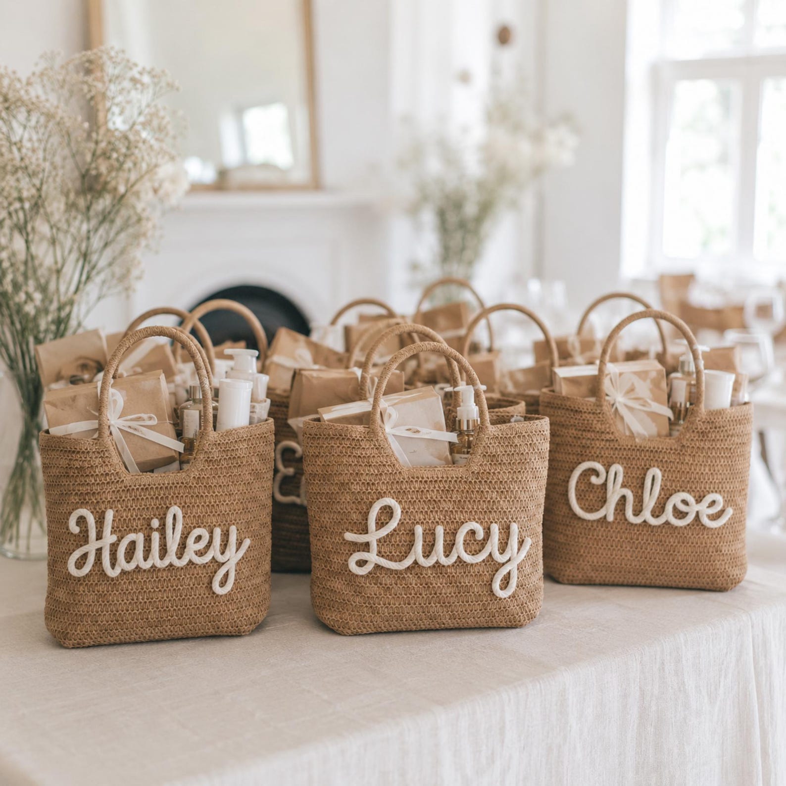 Personalized Custom Tote Bag,  - огляд і ціна Beach Bag Straw