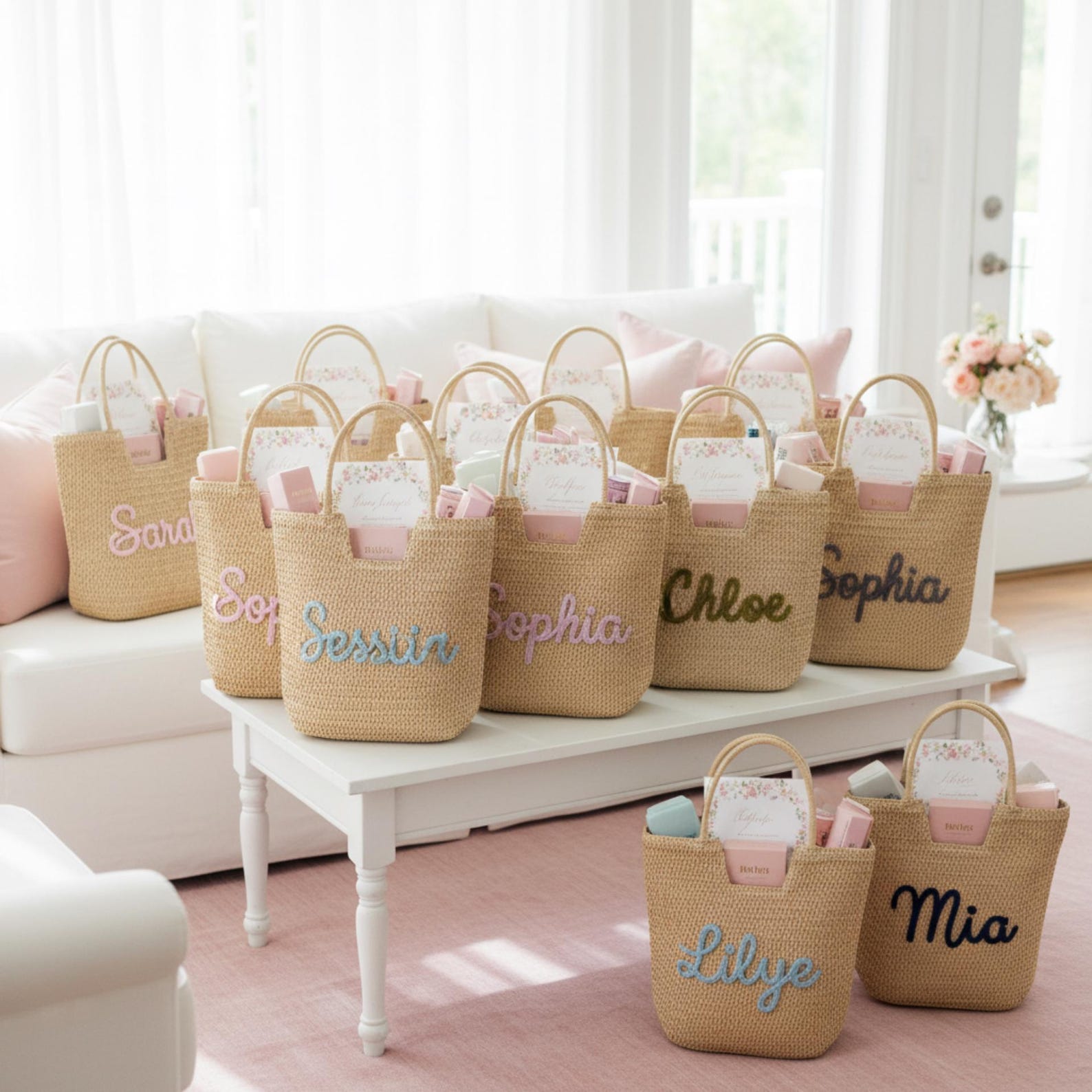 Personalized Custom Tote Bag,  - огляд і ціна Beach Bag Straw