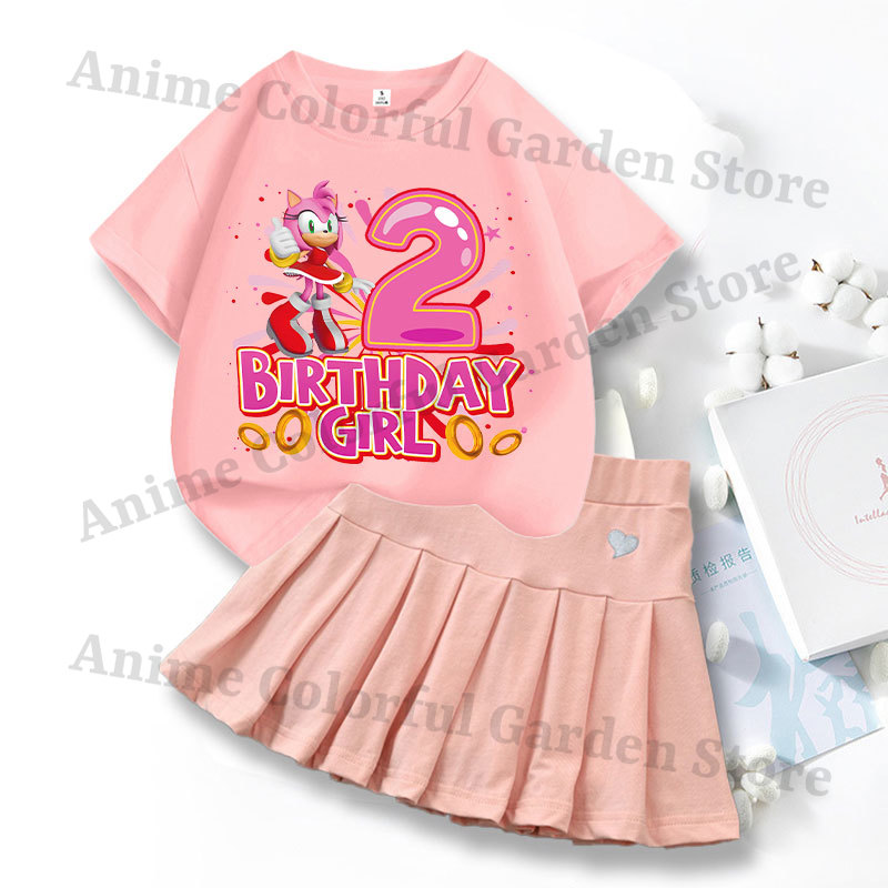 2pcs Sonics Love Dress T-shirt - огляд і ціна Summer Loving Clothing