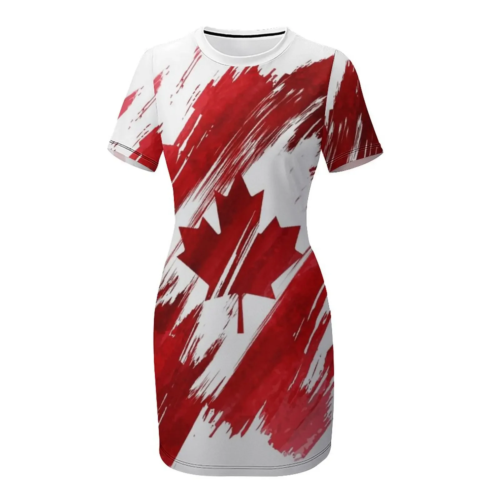 Canada Short-Sleeved Dress ele - огляд і ціна Summer Clothing Women Canada