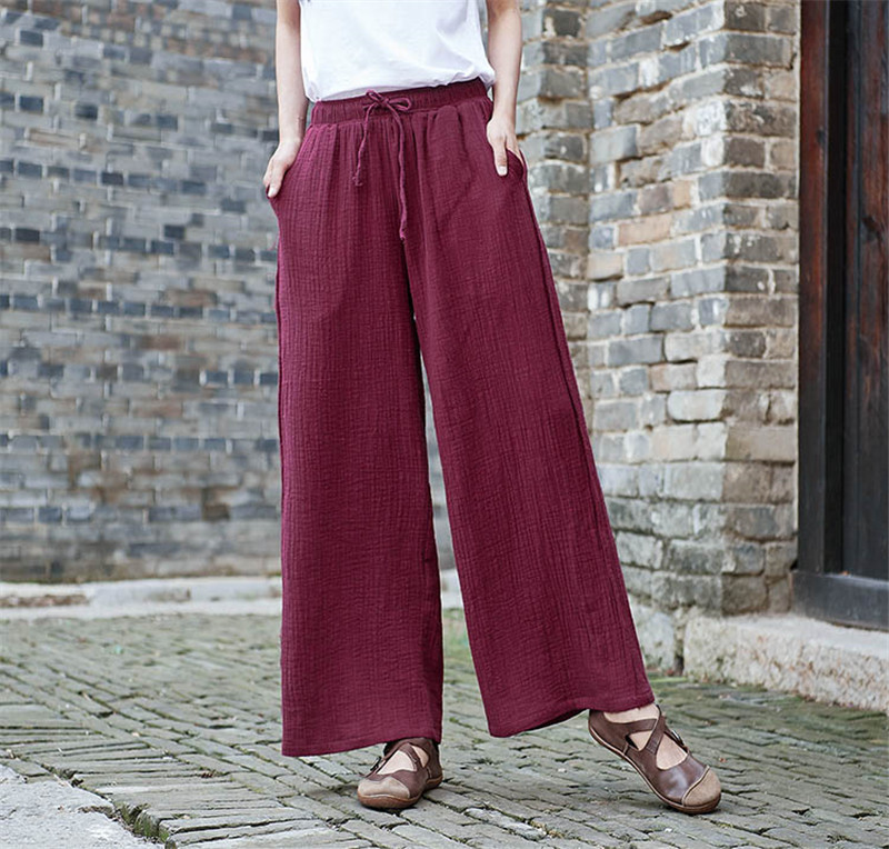 Fashion Lace-up Wide Leg Pants - огляд і ціна Palazzo Pant Wide