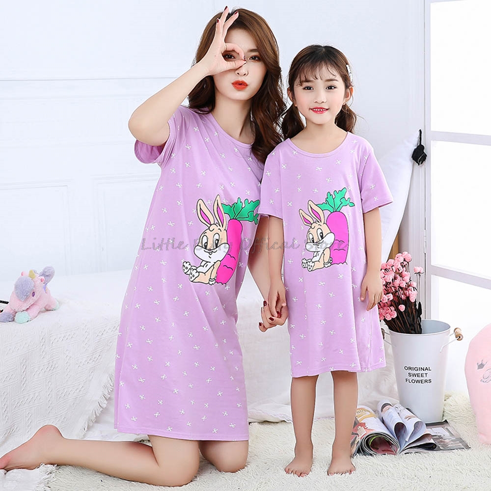 Summer Mom Daughter Night Dres - огляд і ціна Summer Clothing For Teens