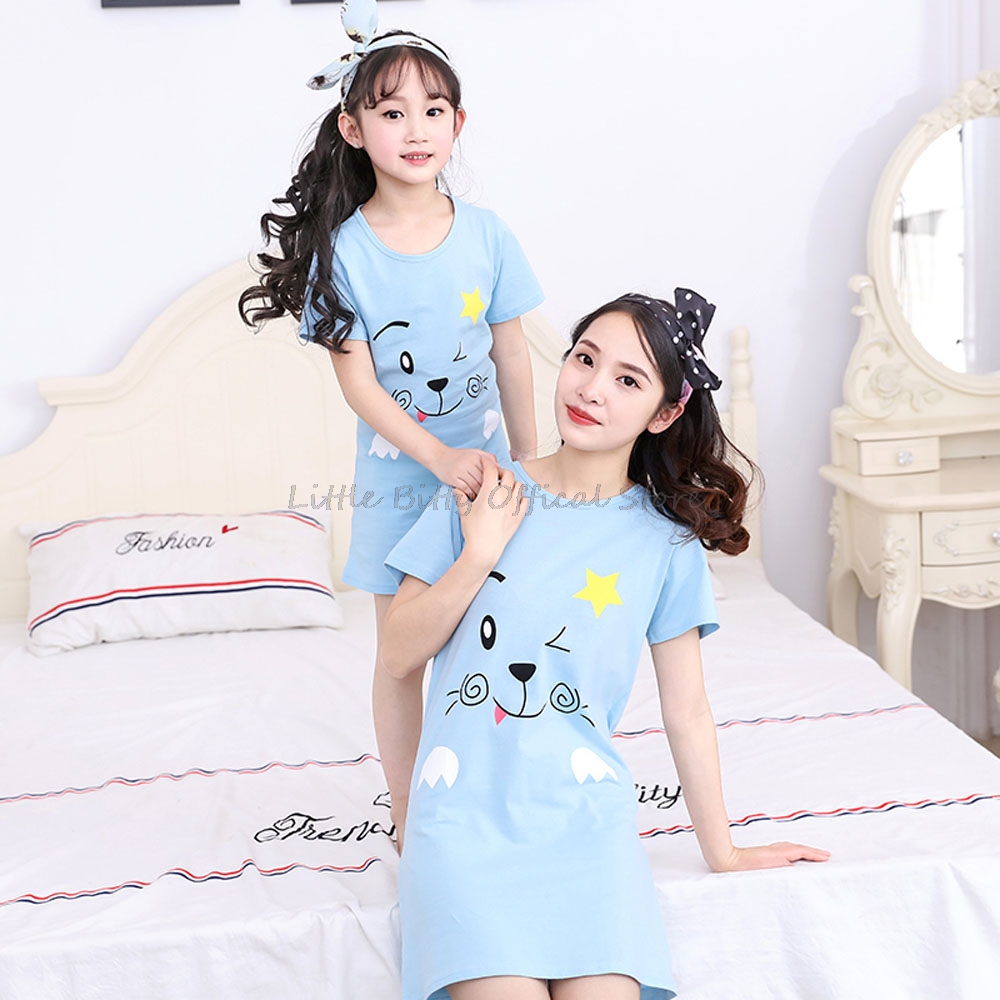 Summer Mom Daughter Night Dres - огляд і ціна Summer Clothing For Teens