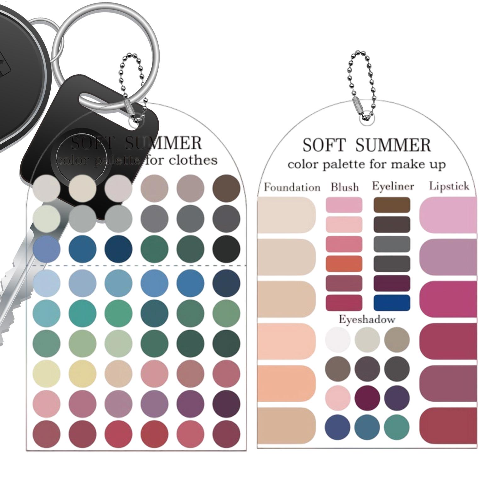 Soft Summer Color Palette Card - огляд і ціна Summer Clothing Palette