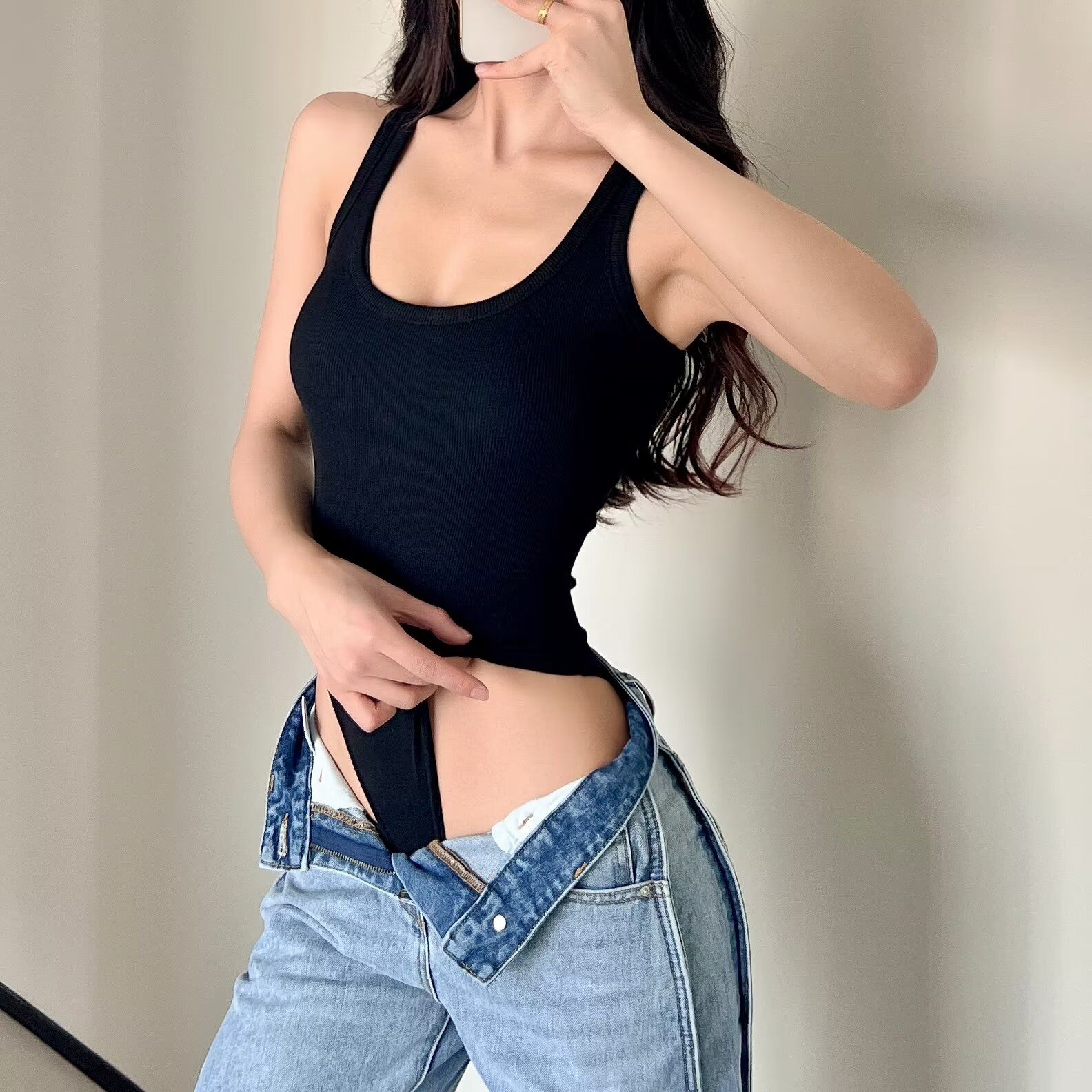 4 Color Summer U Collar Rib Sl - огляд і ціна Romper Playsuit Women