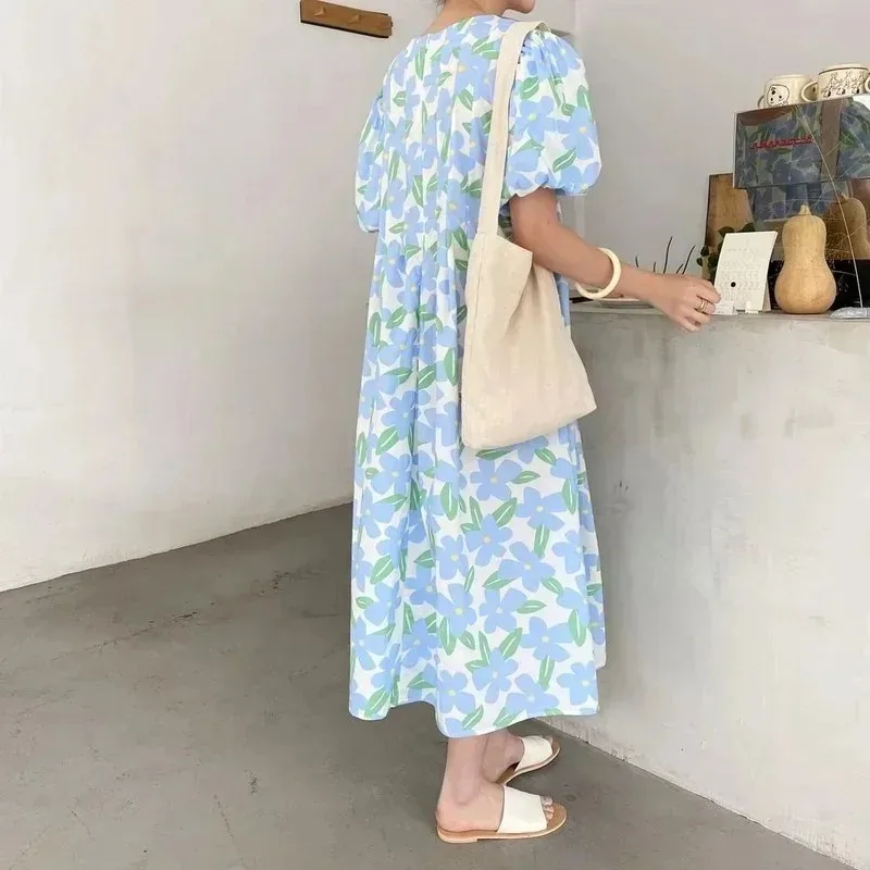 Summer Round Collar High Waist - огляд і ціна Sundress Midi Floral