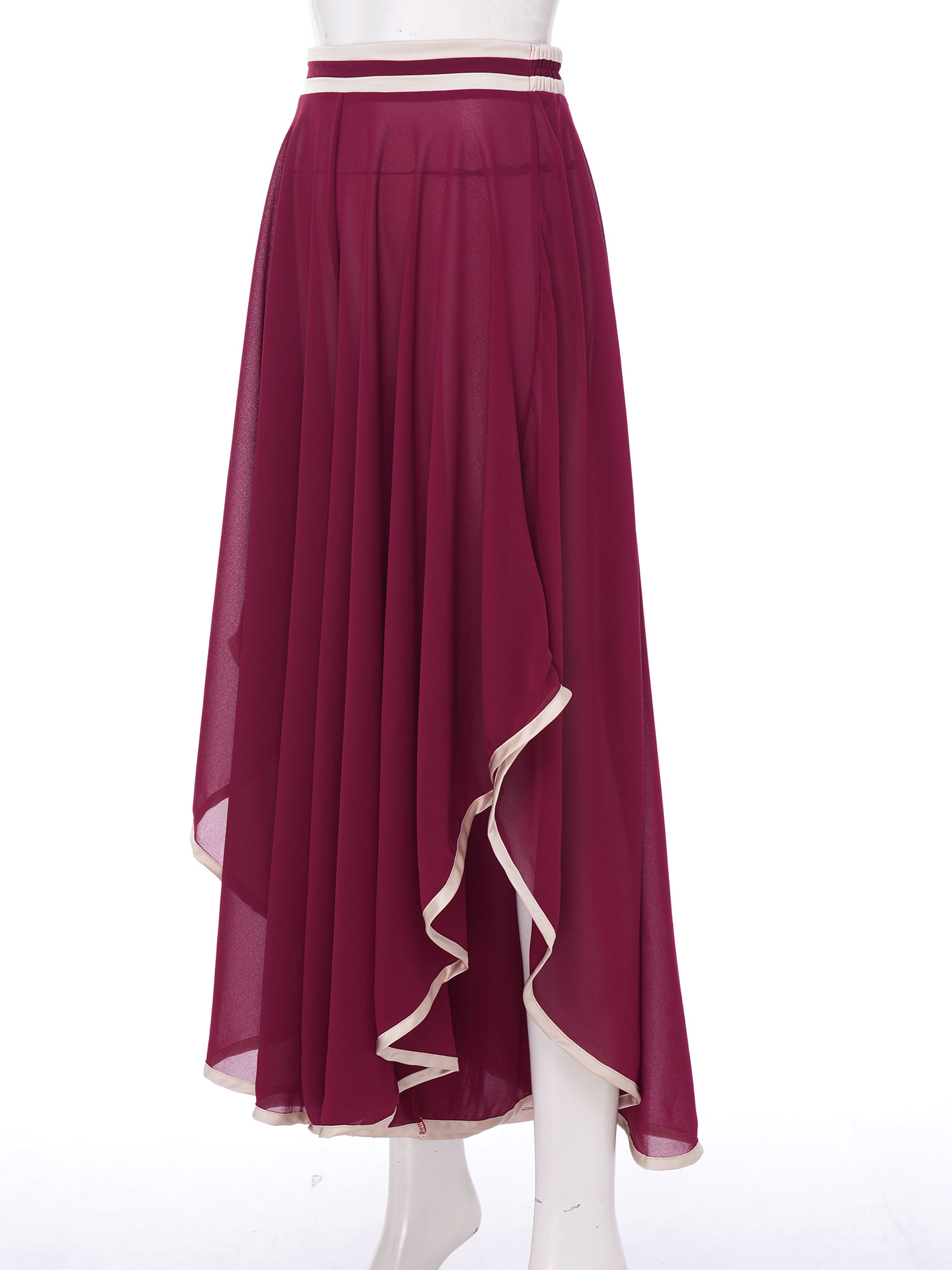 Women Flowy Chiffon Lyrical Da - огляд і ціна Palazzo Pant Wide