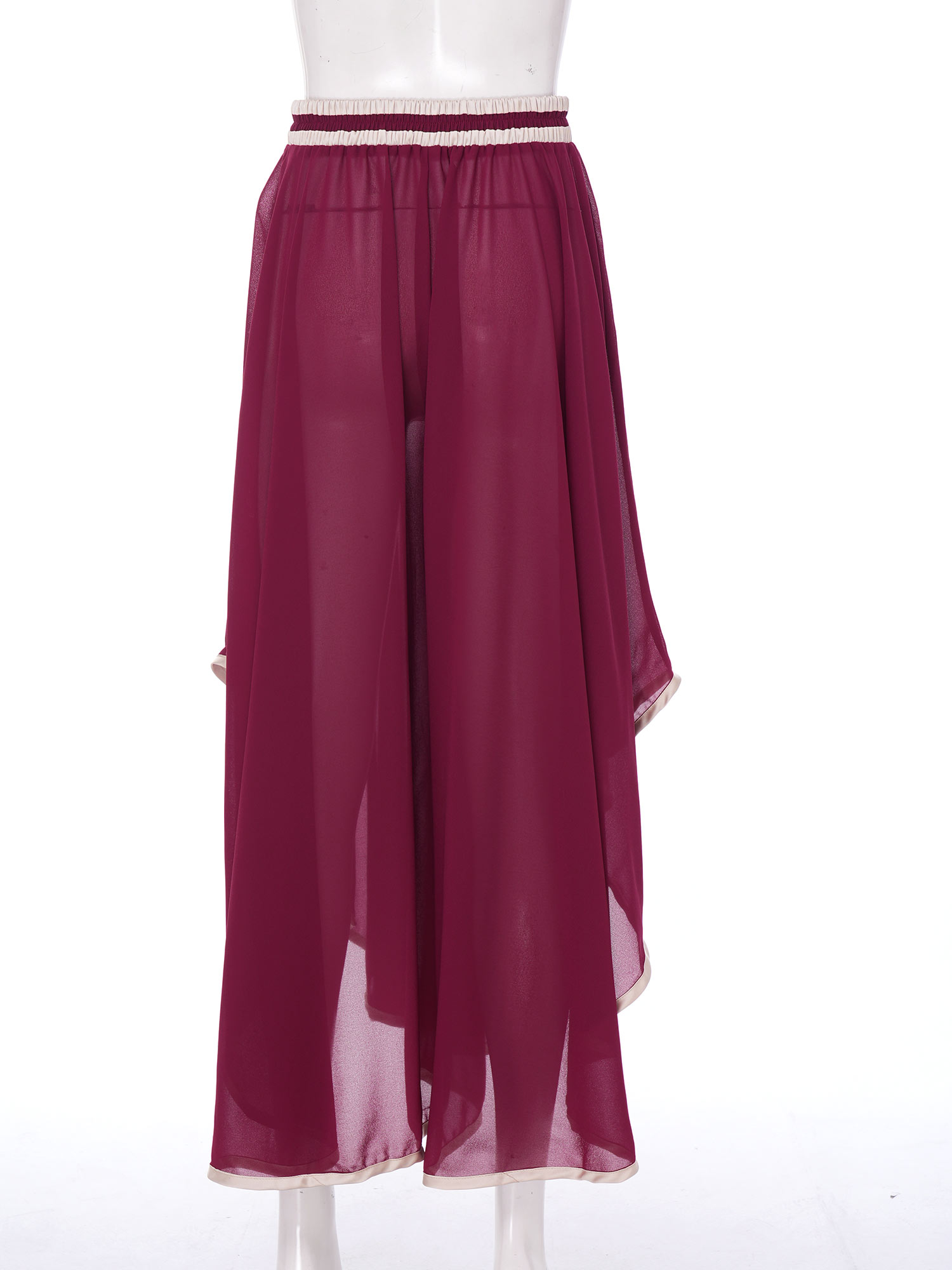 Women Flowy Chiffon Lyrical Da - огляд і ціна Palazzo Pant Wide