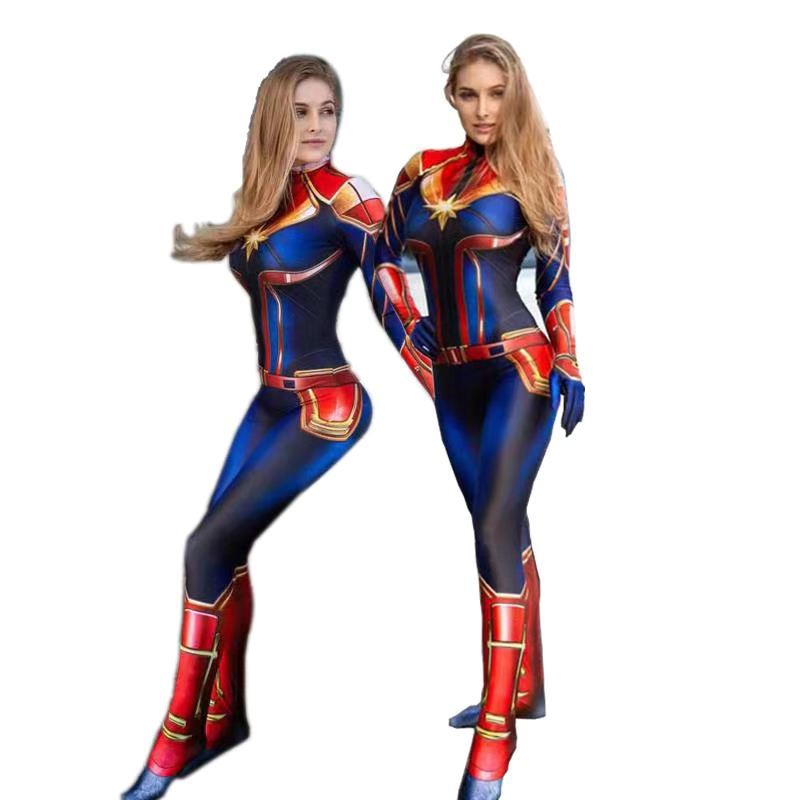 Movie Captain Cosplay Costume  - огляд і ціна Romper Playsuit Women