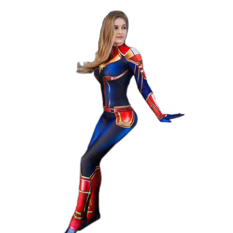 Movie Captain Cosplay Costume  - огляд і ціна Romper Playsuit Women