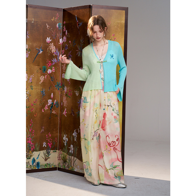 ELFSACK Watercolor Floral Prin - огляд і ціна Palazzo Pant Wide