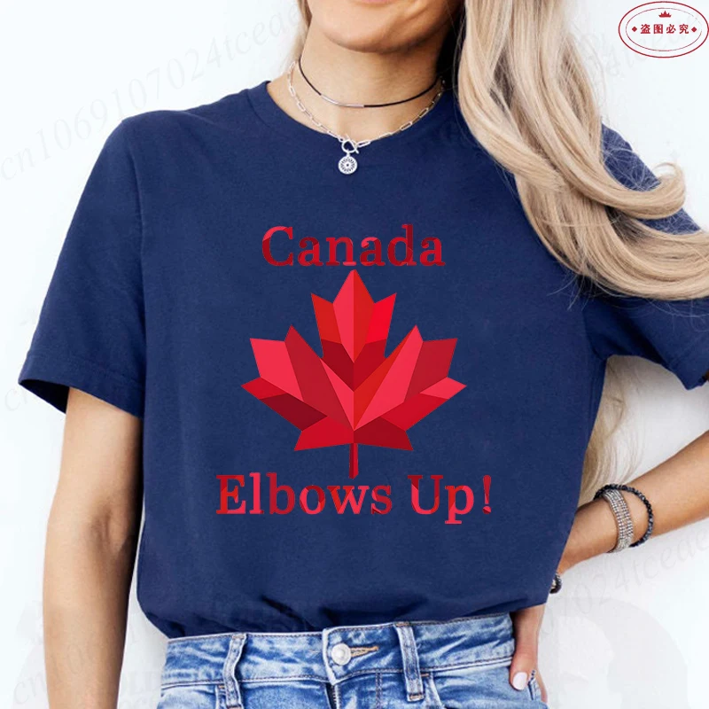 Elbows Up Canada Women T-shirt - огляд і ціна Summer Clothing Women Canada