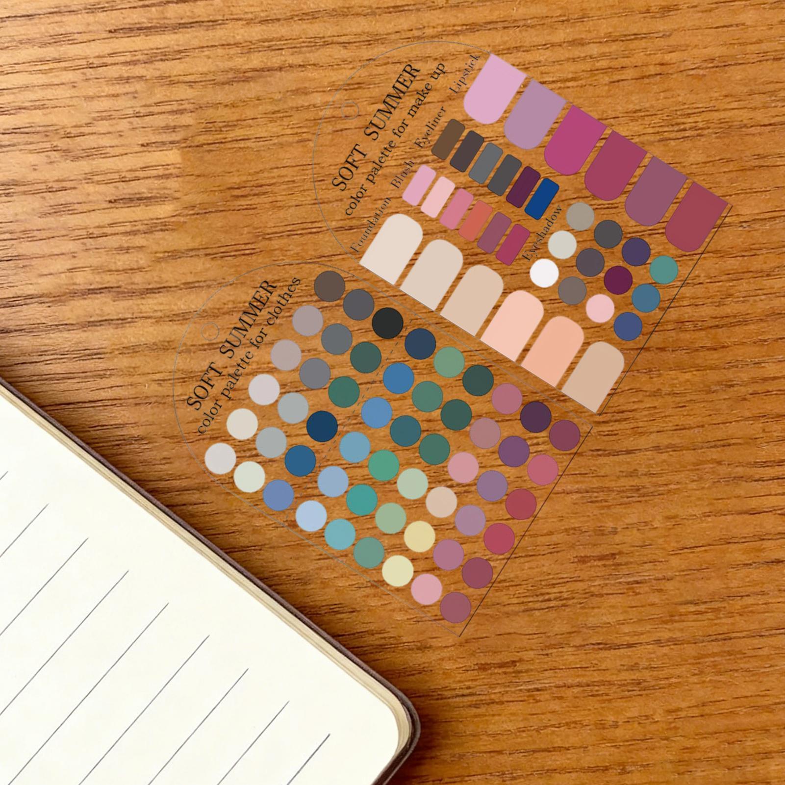 2Pcs Acrylic Seasonal Palette  - огляд і ціна Summer Clothing Palette