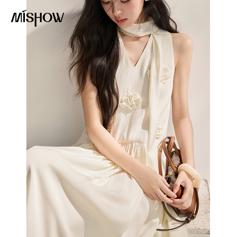 MISHOW Women's Lyocell 3D Flow - огляд і ціна Sundress Midi Floral