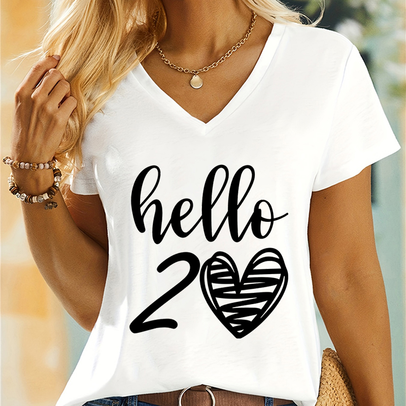 Woman T-shirts Hello 50 Essent - огляд і ціна Summer Clothing Essentials Women