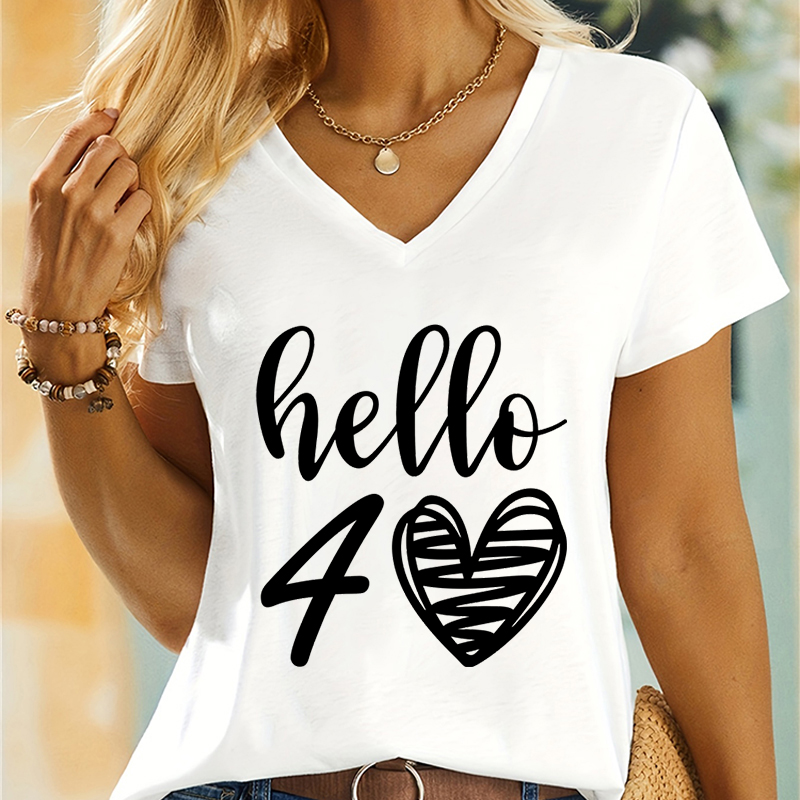 Woman T-shirts Hello 50 Essent - огляд і ціна Summer Clothing Essentials Women