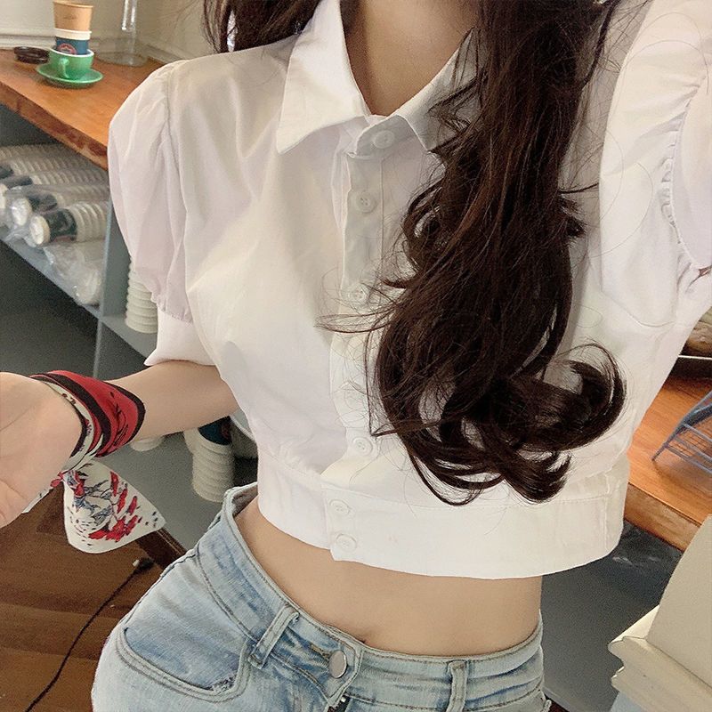 Korean Summer Puff sleeve Whit - огляд і ціна Summer Clothing For Teens