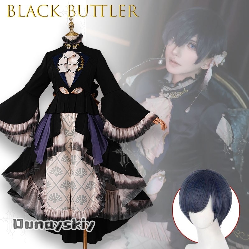Oyster Ciel Cosplay Anime Blac - огляд і ціна Romper Playsuit Women