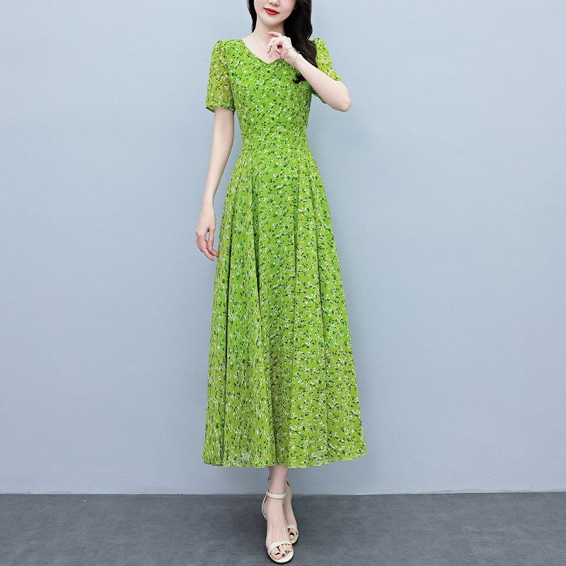 Summer Vacation Short Sleeve B - огляд і ціна Sundress Midi Floral