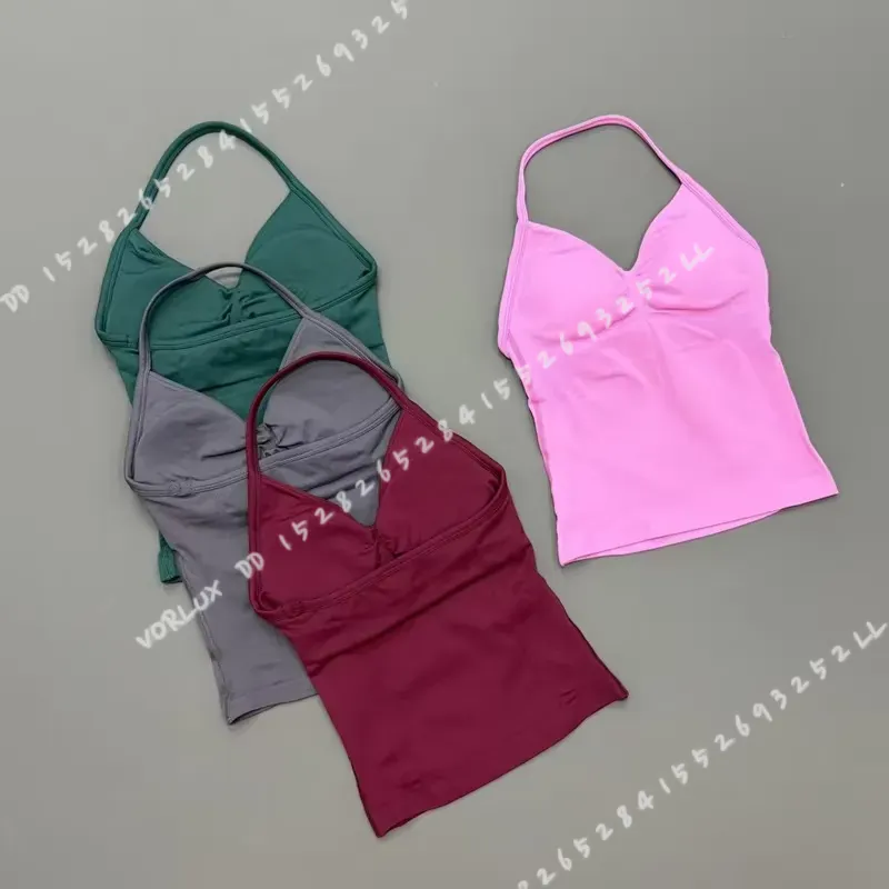 Women Gym Workout Tank Top Hal - огляд і ціна Halter Neck Top
