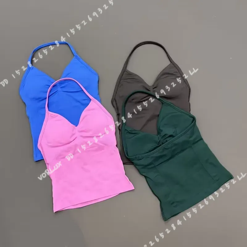 Women Gym Workout Tank Top Hal - огляд і ціна Halter Neck Top