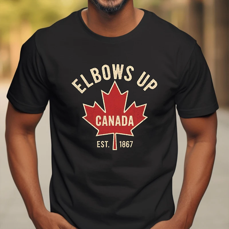 Elbows Up Canada T-shirt  for  - огляд і ціна Summer Clothing Women Canada