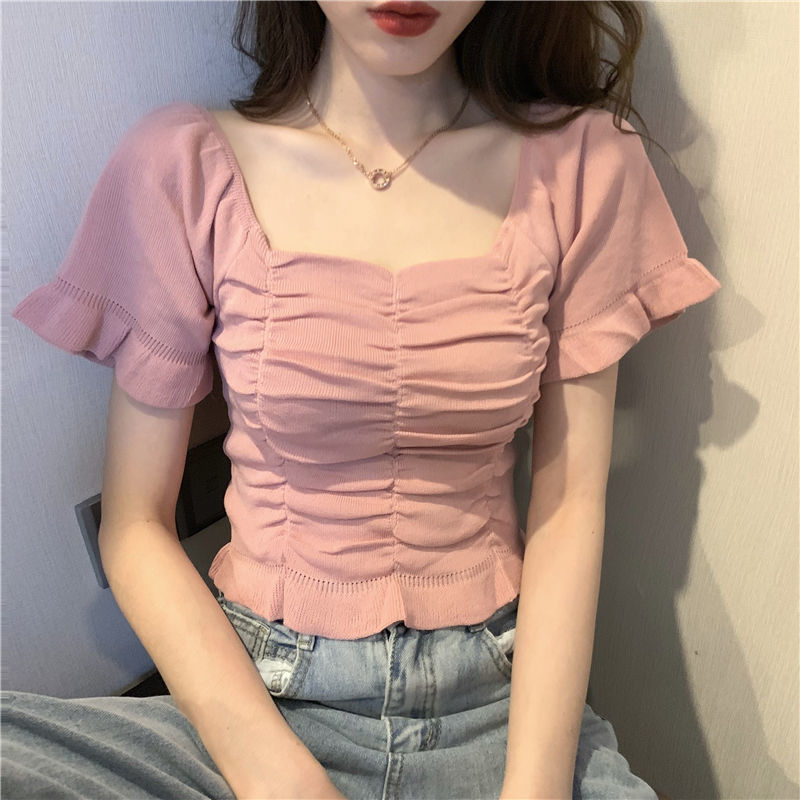 Knitted Fashion Blouse Woman R - огляд і ціна Summer Clothing For Teens