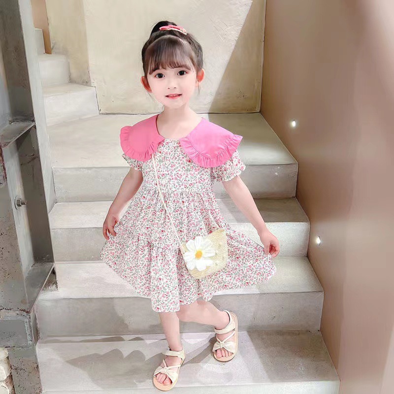 2PCS Summer Yellow Floral Chil - огляд і ціна Sundress Midi Floral