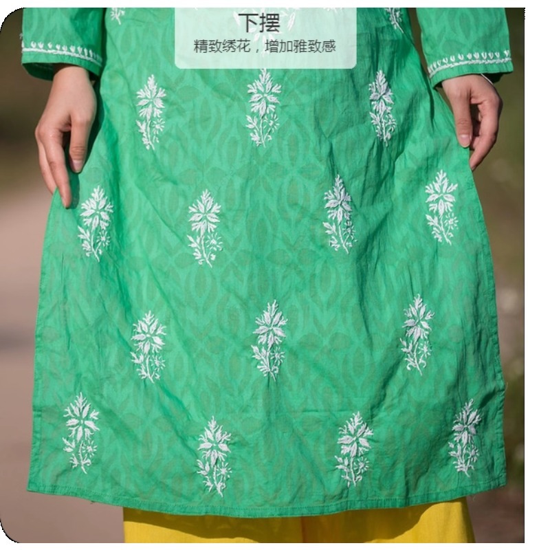 Women's Embroidered Kurti Indi - огляд і ціна Summer Clothing India