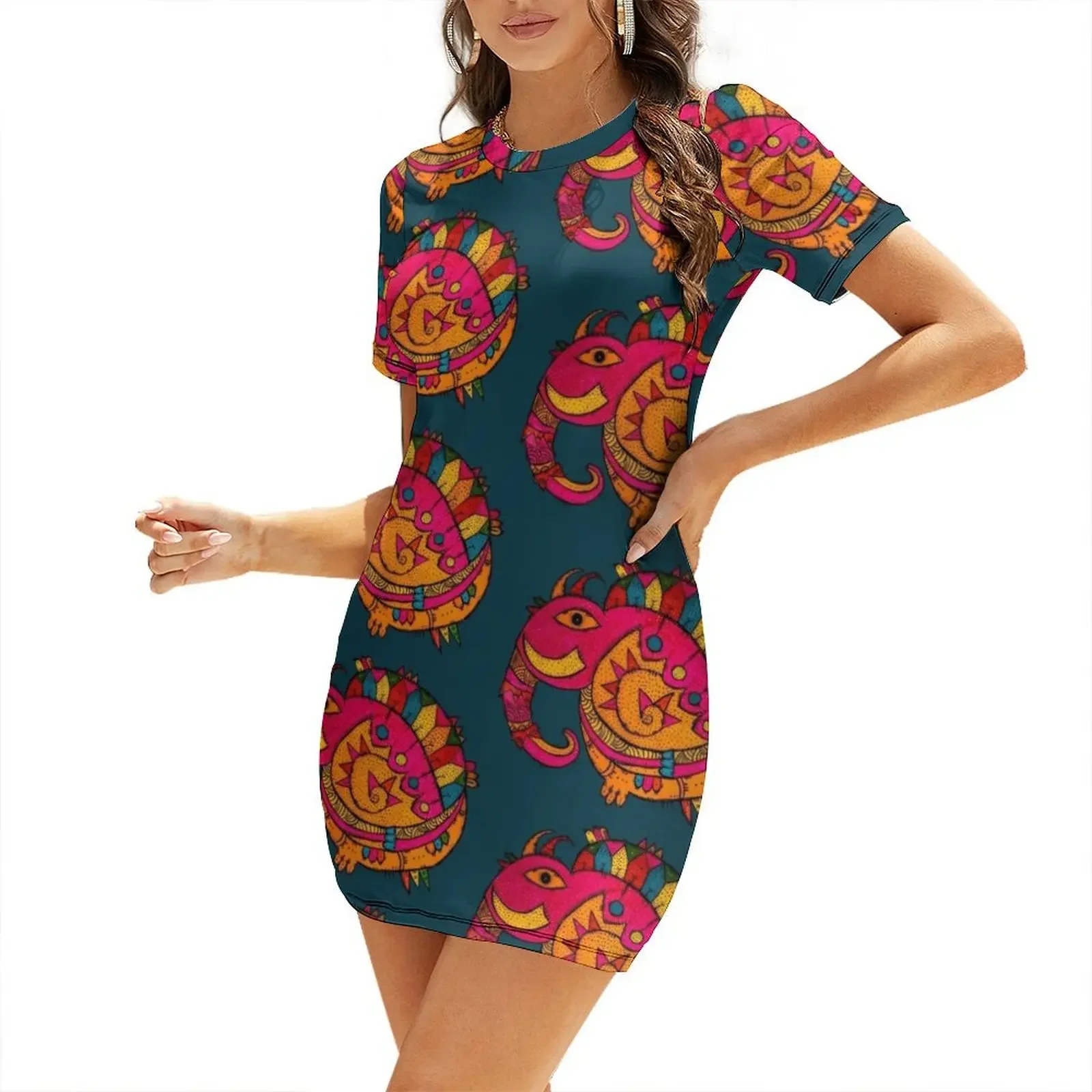 Elephant in beautiful India by - огляд і ціна Summer Clothing India