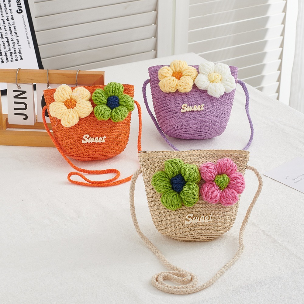 New Zipper Straw Bag Flower Pr - огляд і ціна Beach Bag Straw