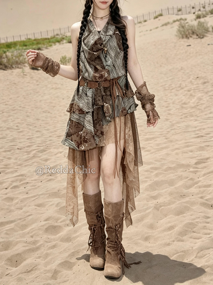 ReddaChic Retro Boho Irregular - огляд і ціна Summer Clothing Women Sale